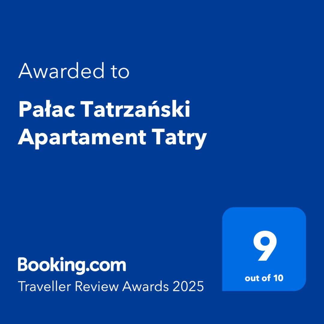 Palac Tatrzanski Apartament Tatry 布库维纳塔然斯卡 外观 照片